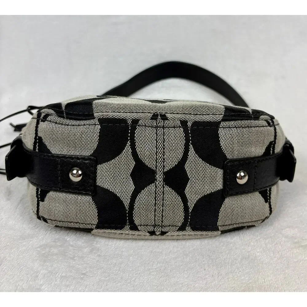 Coach Y2K Mini Zoe Compact Hobo with Matching Signature Pleated Wristlet Pouch